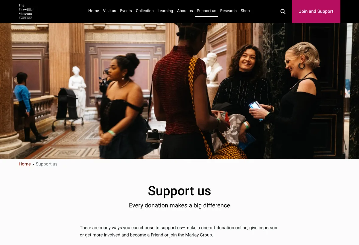 The Fitzwilliam Museum — screen 3